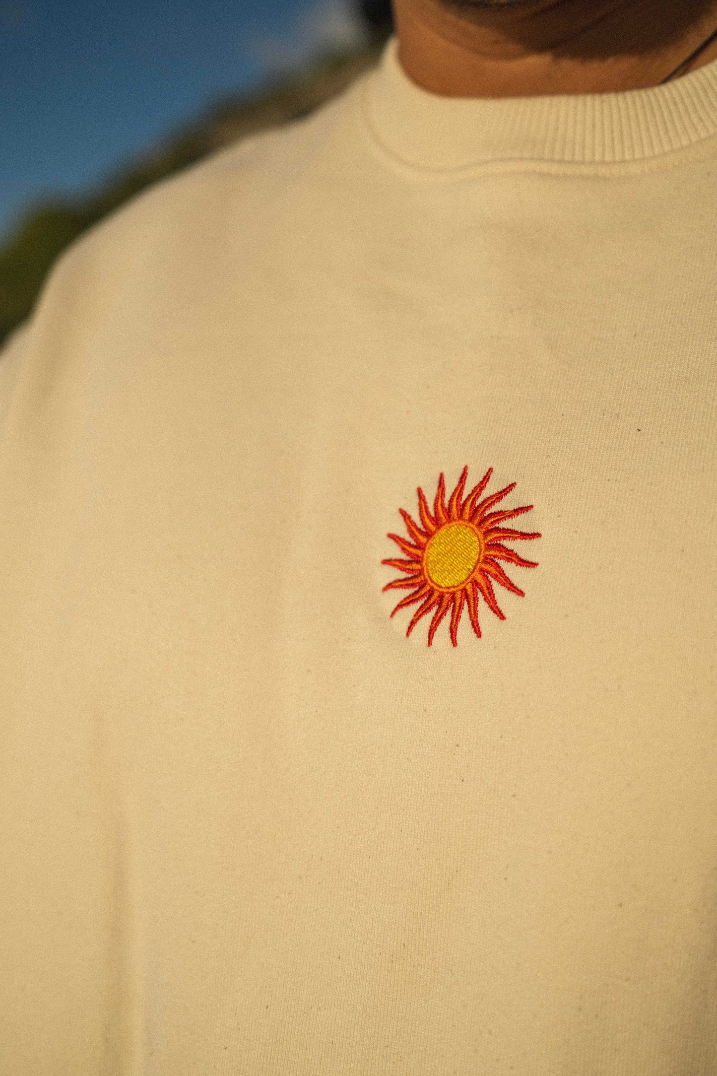 Crewneck Sun Cream 