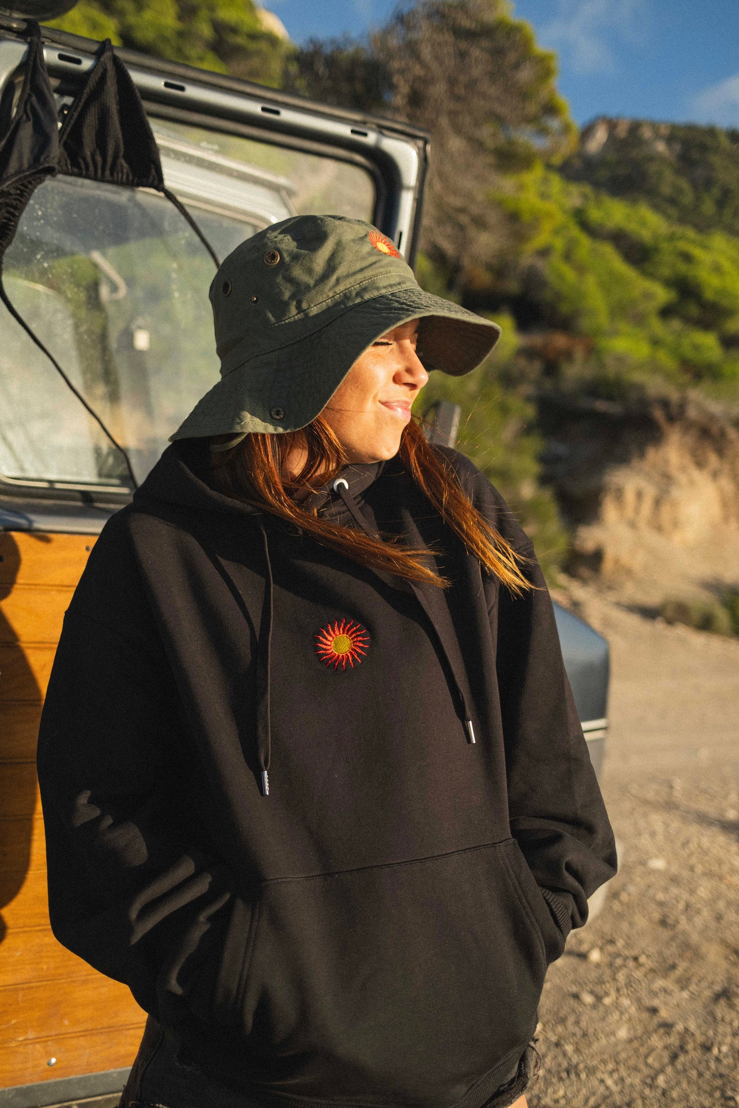 Sun Hoodie Black 